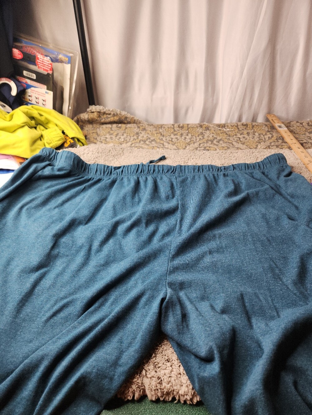 Men's Teal Sweatpants - Real Essentials - 5X - Picture 4 of 9